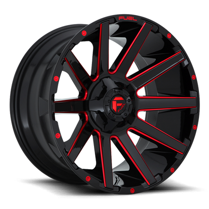 Fuel Contra D643 24x12 -44 5x127(5x5)/5x139.7(5x5.5) Candy Red - Tires and Engine Performance