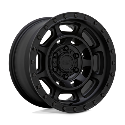 Black Rhino CONVOY 17X8.5 -10 6X139.7/6X5.5 MATTE BLACK