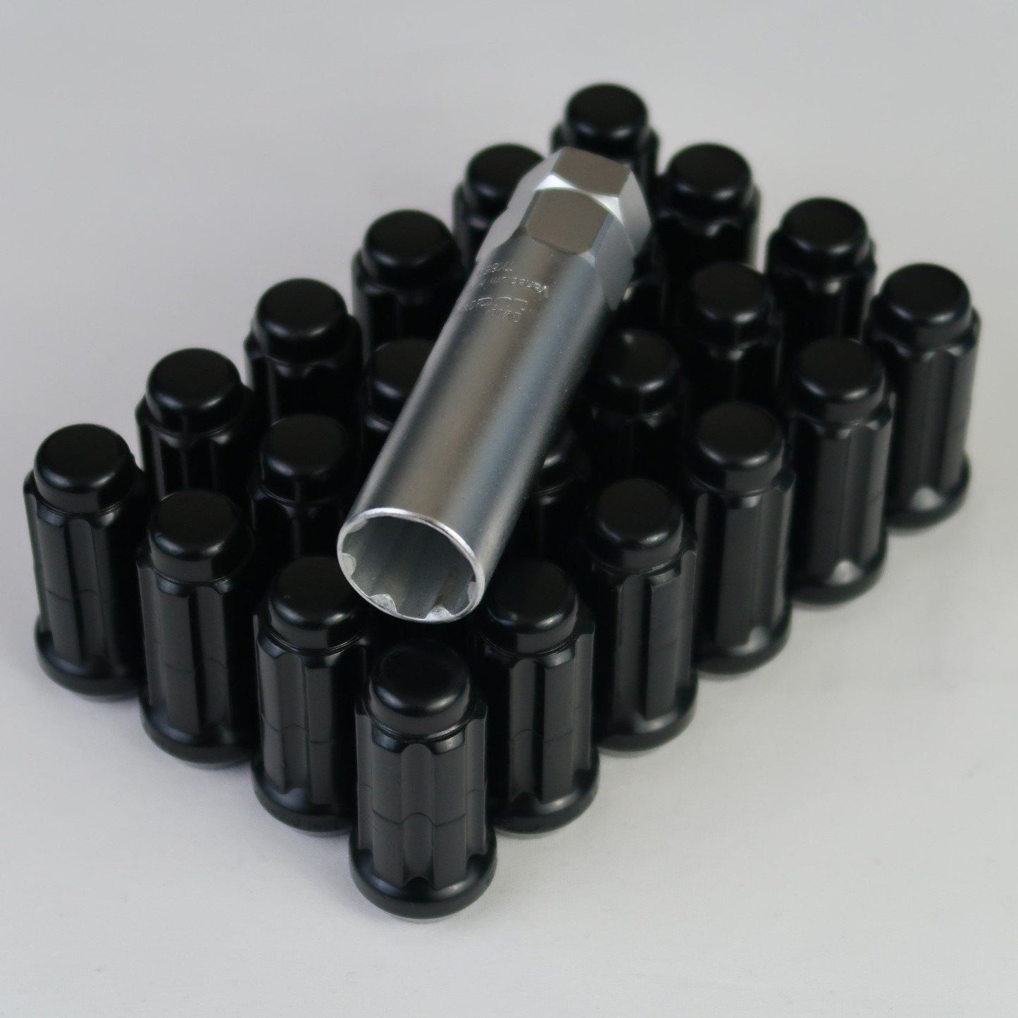 Lugnuts set- 5x 20 | 6x 24 | 8x 32 Black or Chrome (Open) - Tires and Engine Performance