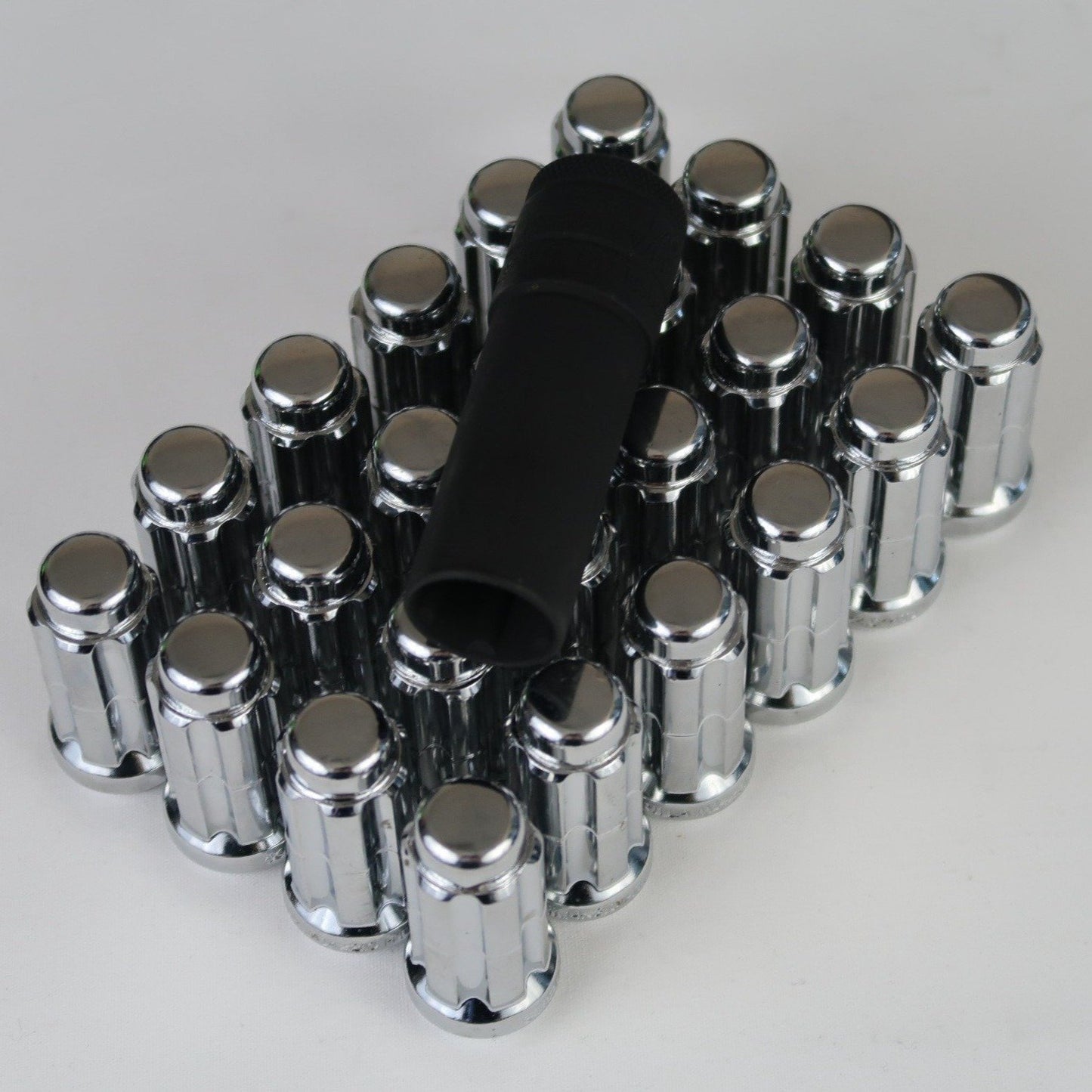 Lugnuts set- 5x 20 | 6x 24 | 8x 32 Black or Chrome (Open) - Tires and Engine Performance