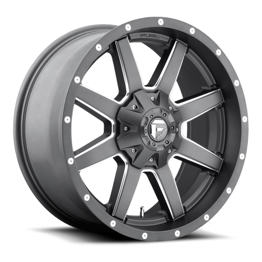 Fuel Maverick D542 20x9 1 5x139.7(5x5.5)/5x150 Gray and Milled - Tires and Engine Performance
