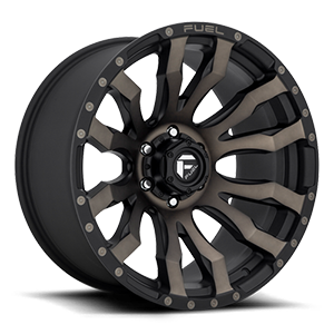 Fuel Blitz D674 16x8 1 6x139.7 (6x5.5) Black and Machined DDT - Tires and Engine Performance