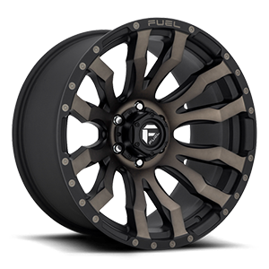 Fuel Blitz D674 22x12 -44 8x170 Black and Machined DDT - Tires and Engine Performance