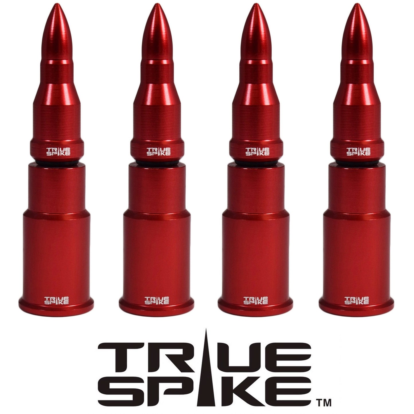 TRUE SPIKE Valve Stem Base/Valve Stem Bullet Cap (4pc Kit) WVC005/WVC006 - Tires and Engine Performance