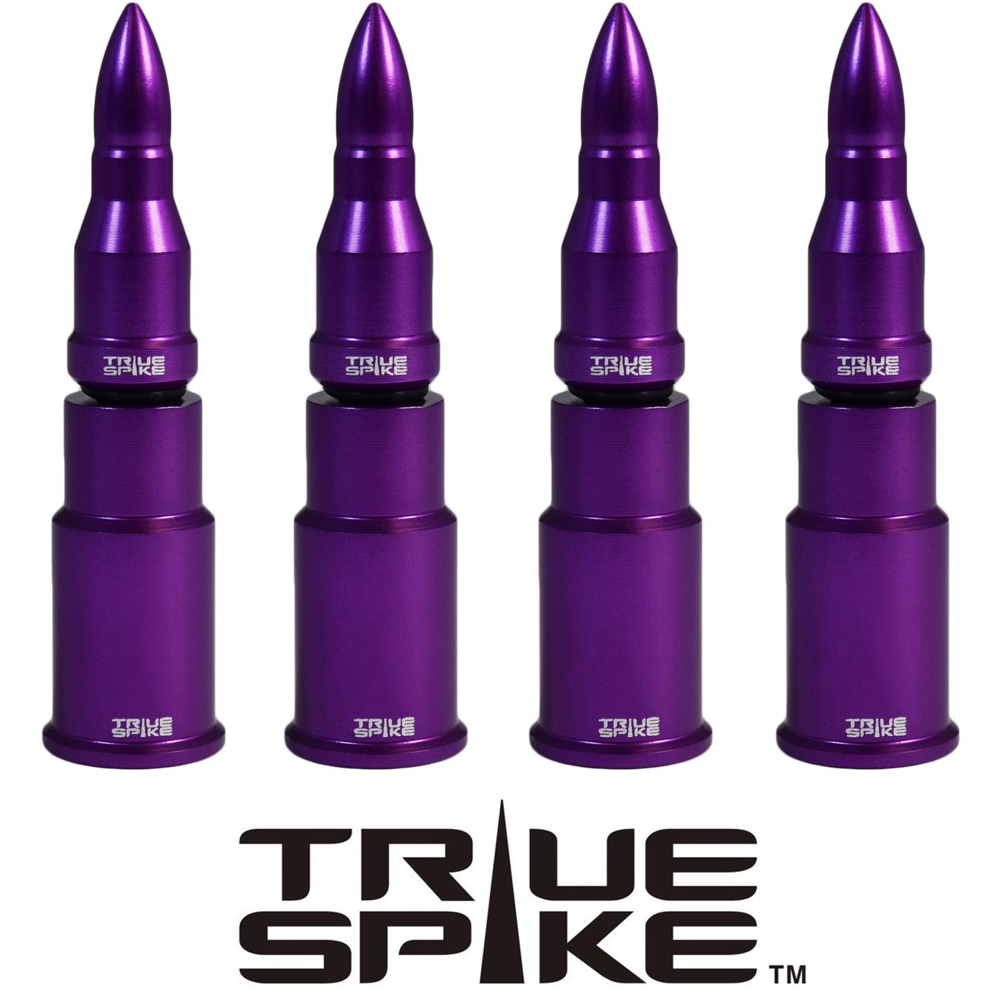 TRUE SPIKE Valve Stem Base/Valve Stem Bullet Cap (4pc Kit) WVC005/WVC006 - Tires and Engine Performance