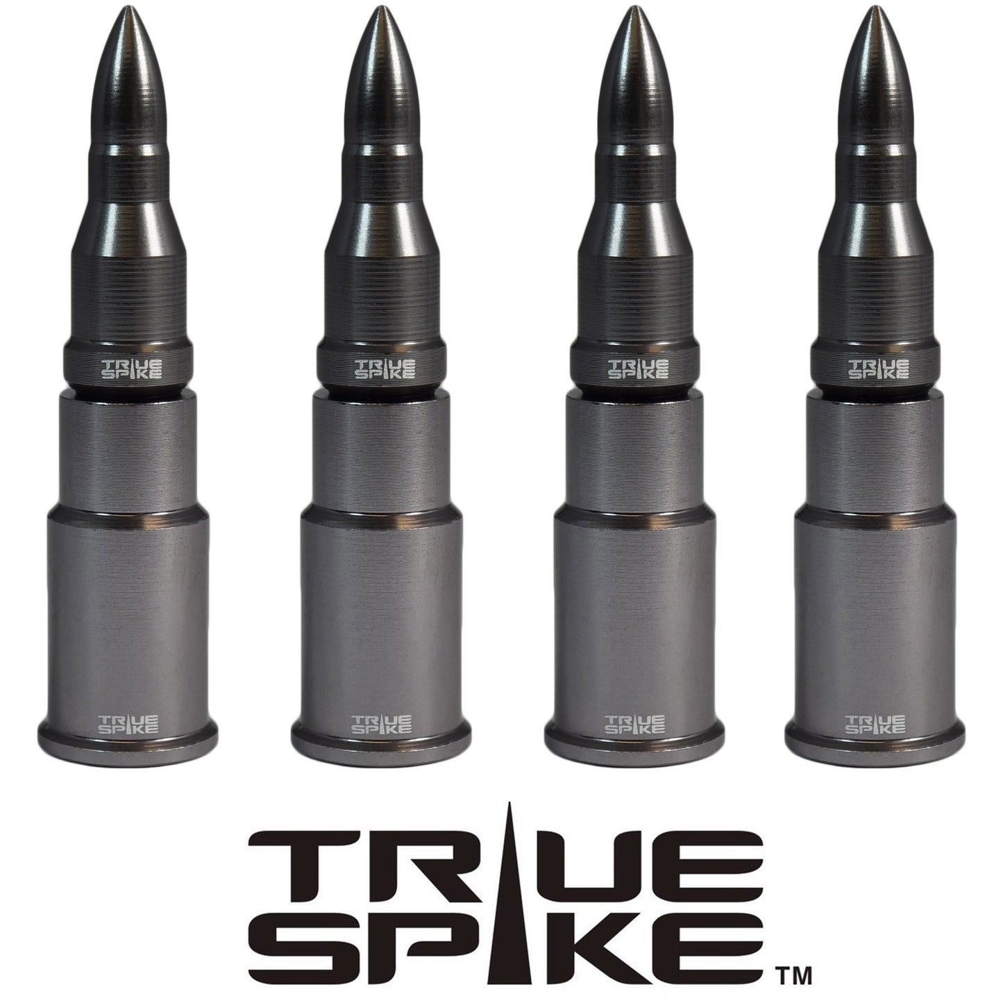 TRUE SPIKE Valve Stem Base/Valve Stem Bullet Cap (4pc Kit) WVC005/WVC006 - Tires and Engine Performance