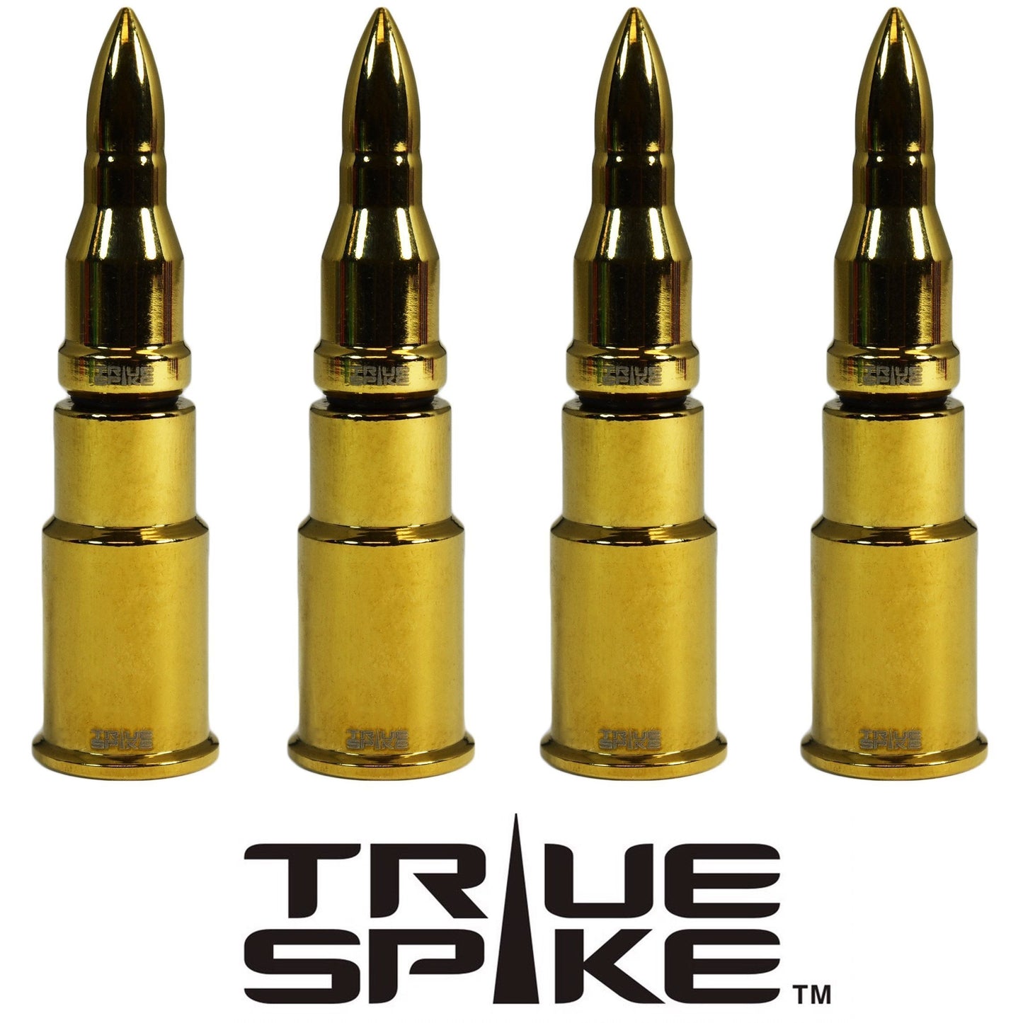 TRUE SPIKE Valve Stem Base/Valve Stem Bullet Cap (4pc Kit) WVC005/WVC006 - Tires and Engine Performance