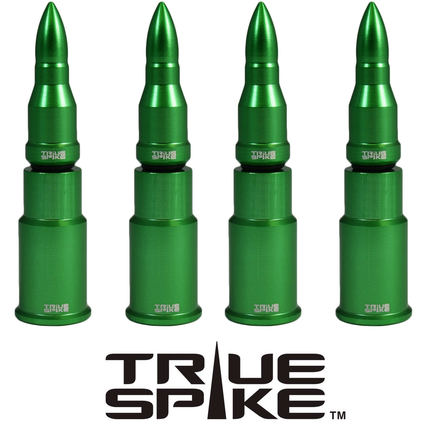 TRUE SPIKE Valve Stem Base/Valve Stem Bullet Cap (4pc Kit) WVC005/WVC006 - Tires and Engine Performance