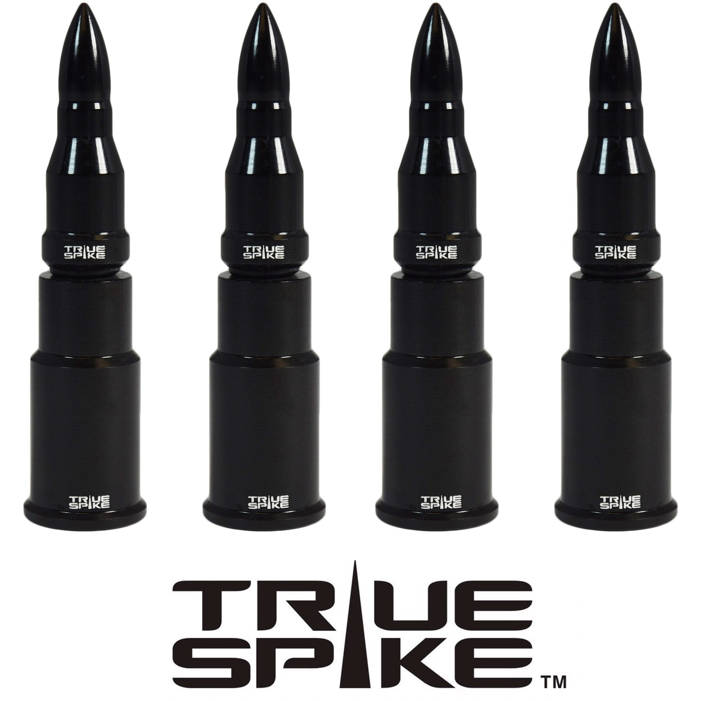 TRUE SPIKE Valve Stem Base/Valve Stem Bullet Cap (4pc Kit) WVC005/WVC006 - Tires and Engine Performance