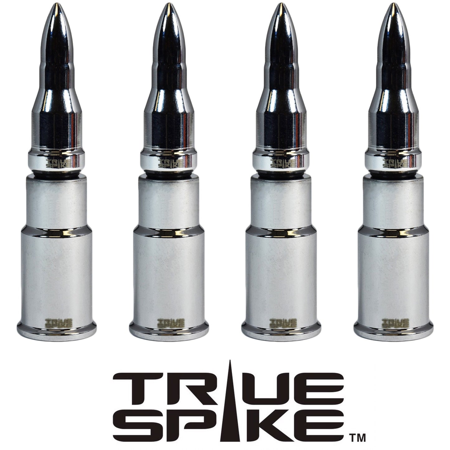 TRUE SPIKE Valve Stem Base/Valve Stem Bullet Cap (4pc Kit) WVC005/WVC006 - Tires and Engine Performance