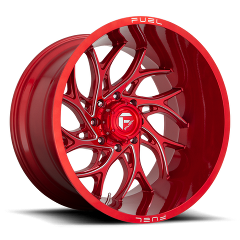 FUEL D742 RUNNER 24x12 -44 6x139.70 CANDY RED MILLED