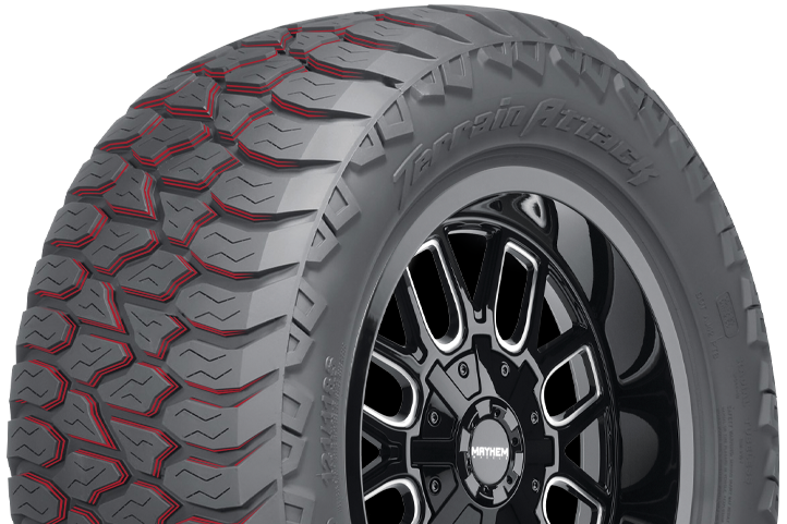 AMP Terrain Attack A/T A 33x12.50R22 - Tires and Engine Performance