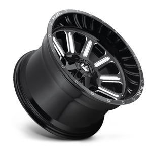 HARDLINE 20x10 8x170.00 GLOSS BLACK MILLED (-18 mm) - Tires and Engine Performance