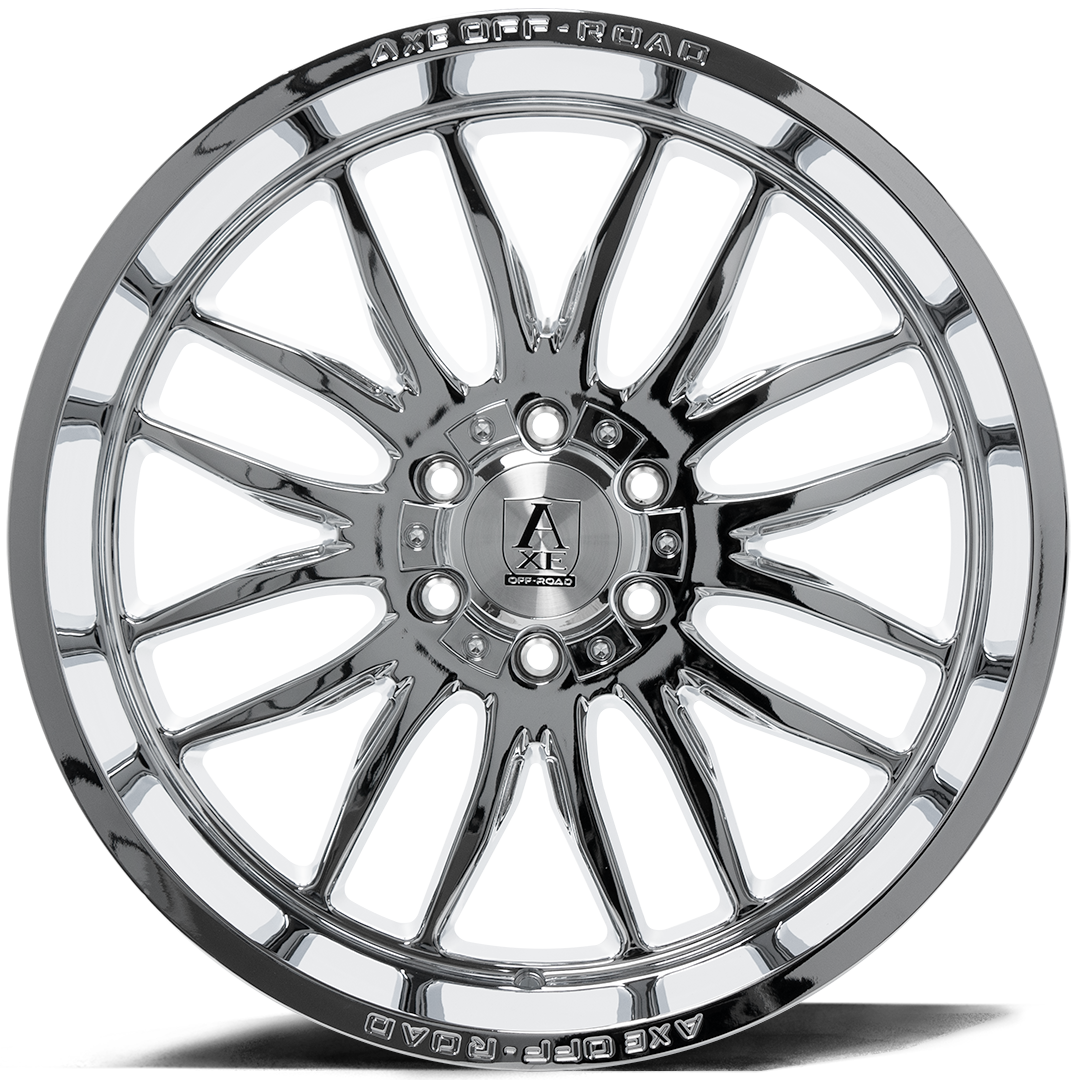 AXE Hades 22x12 -44 6X135/6X139.7 (6X5.5) Chrome - Tires and Engine Performance