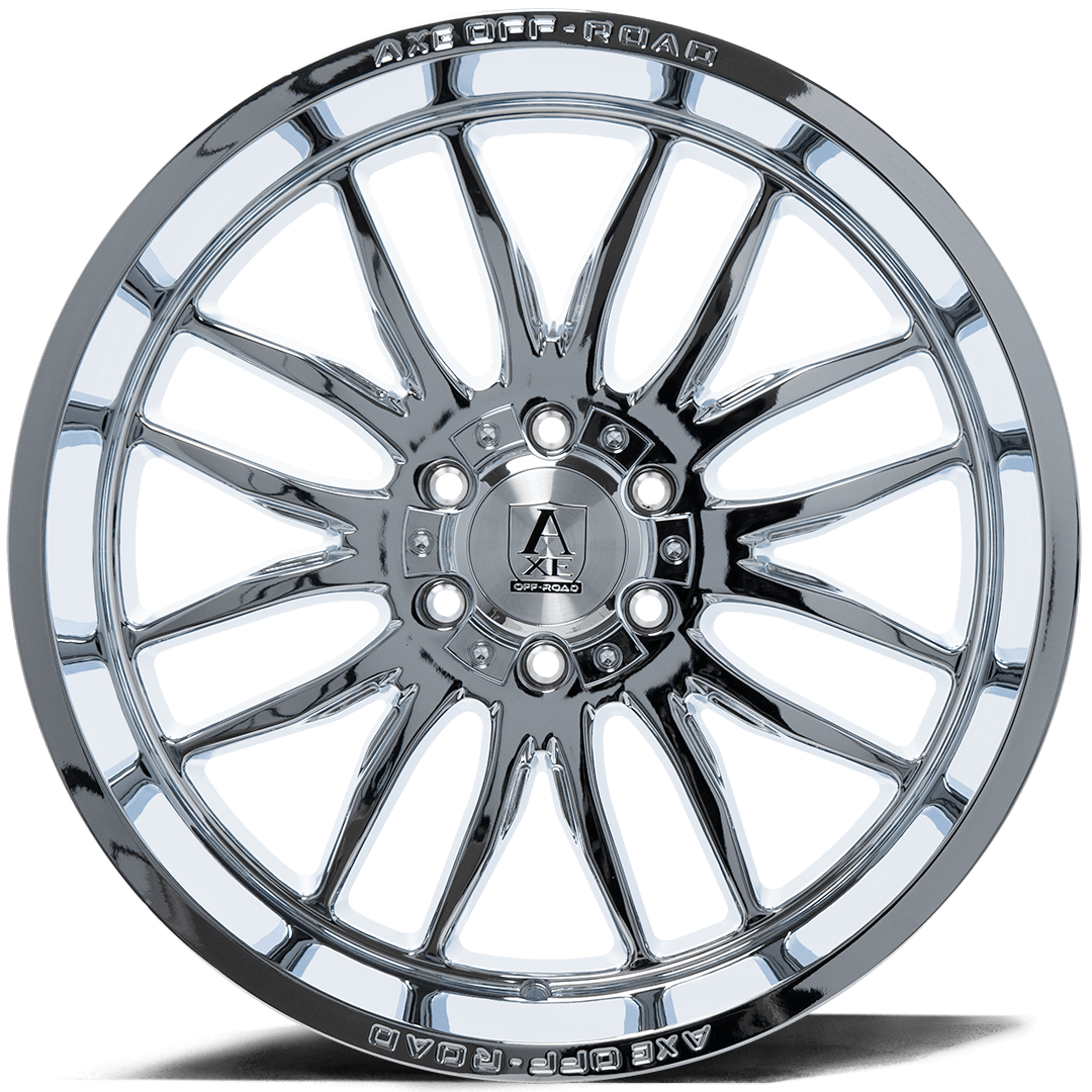 AXE Hades 24x12 -44 6X135/6X139.7 (6X5.5) Chrome - Tires and Engine Performance