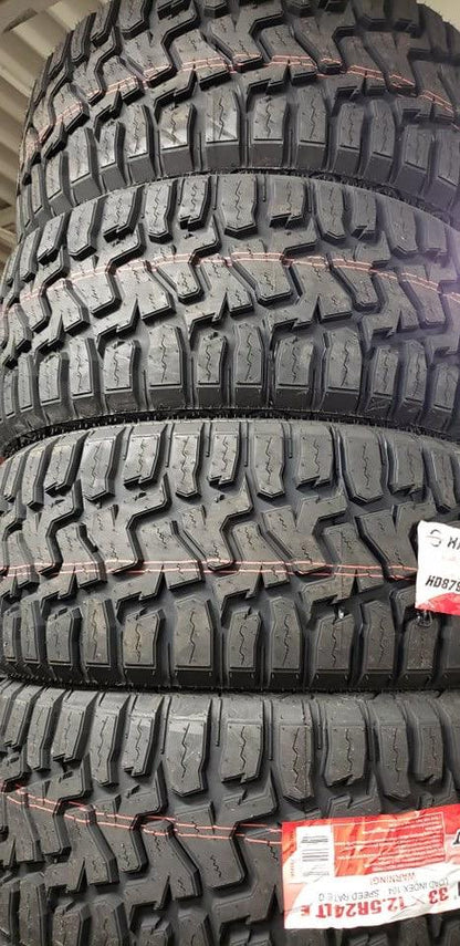 SnowFlakes Replica +31 24x10 6x139.7 (6x5.5) Chrome With 33x12.50R24 Haida Packages or Similar - Tires and Engine Performance