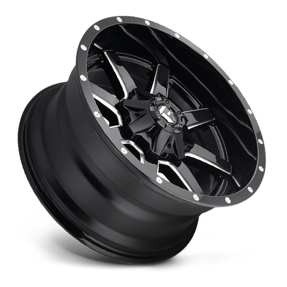 MAVERICK 17x9 5x114.30/5x127.00 GLOSS BLACK MILLED (-12 mm) - Tires and Engine Performance