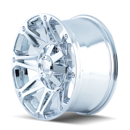 Mayhem 8010 Riot 17x8 10 8x180 Chrome - Tires and Engine Performance