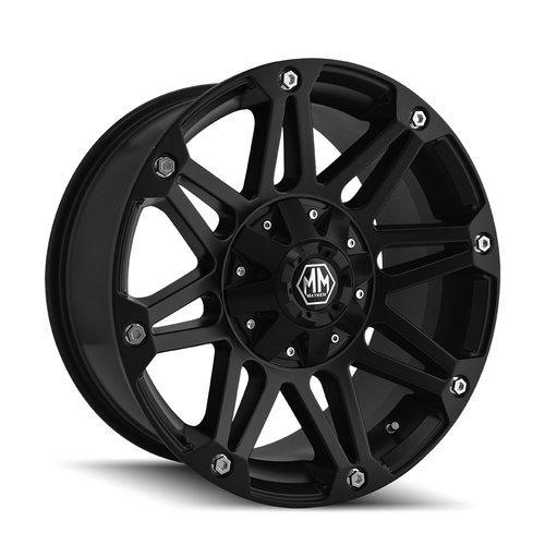 Mayhem 8010 Riot 17x8 10 5x139.7(5x5.5)/6x139.7(6x5.5) Matte Black - Tires and Engine Performance