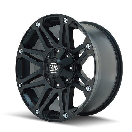 Mayhem 8010 Riot 18x9 -12 5x114.3/5x127(5x5) Matte Black - Tires and Engine Performance