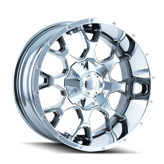 Mayhem 8015 Warrior 20x9 0 6x135/6x139.7(6x5.5) Chrome - Tires and Engine Performance