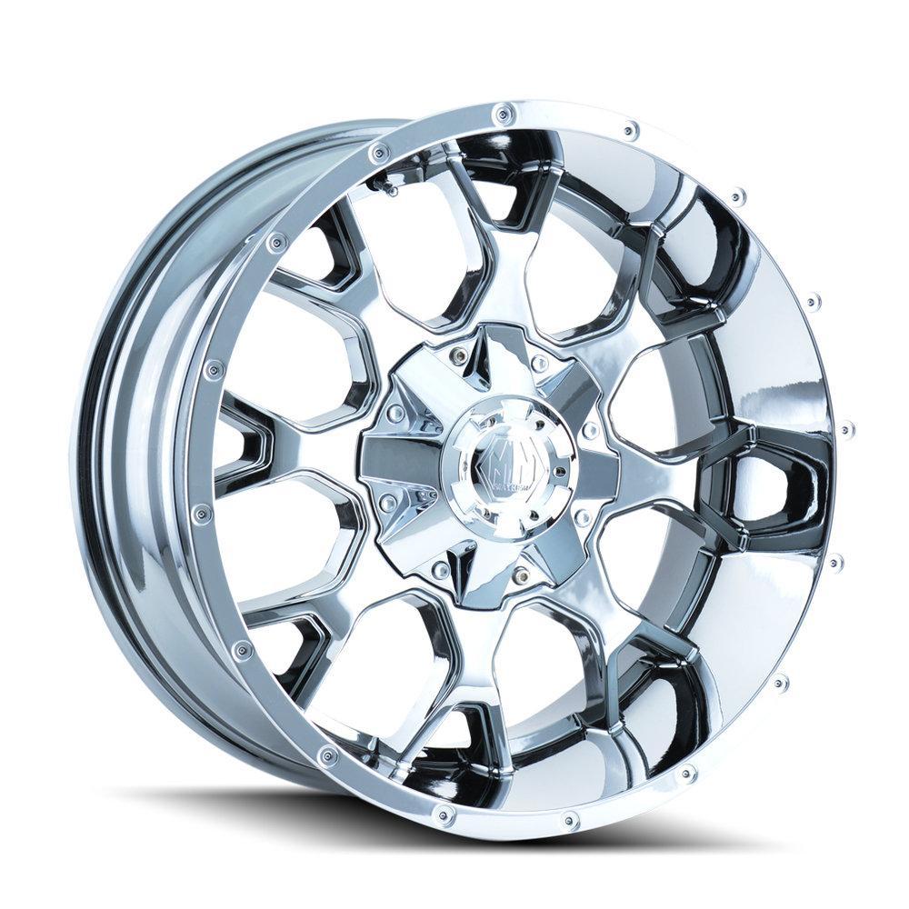 Mayhem 8015 Warrior 20x9 0 8x180 Chrome - Tires and Engine Performance