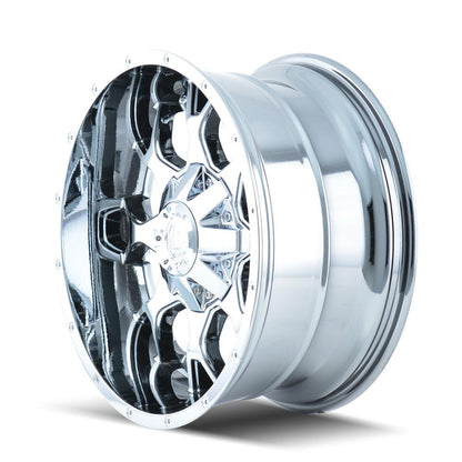 Mayhem 8015 Warrior 20x9 0 8x180 Chrome - Tires and Engine Performance