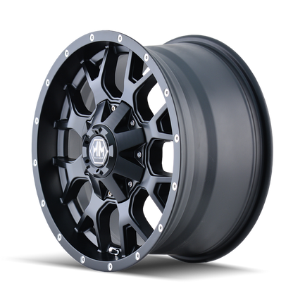 Mayhem 8015 Warrior 20x9 0 5x127(5x5)/5x139.7(5x5.5) Matte Black - Tires and Engine Performance