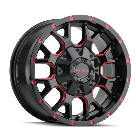 Mayhem 8015 Warrior 20x9 0 6x135/6x139.7(6x5.5) Prism Red - Tires and Engine Performance