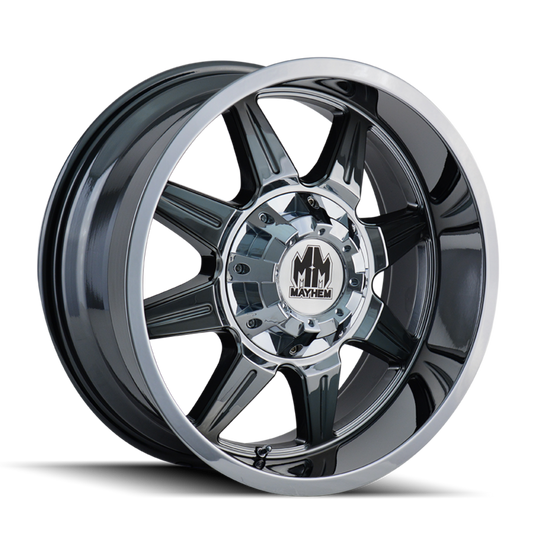 Mayhem 8100 Monstir 20x10 -12 6x135/6x139.7(6x5.5) Chrome - Tires and Engine Performance