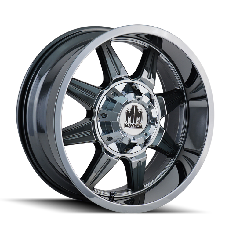 Mayhem 8100 Monstir 22x10 -19 8x165.1(8x6.5)/8x170 Chrome - Tires and Engine Performance