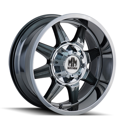 Mayhem 8100 Monstir 22x10 -19 8x165.1(8x6.5)/8x170 Chrome - Tires and Engine Performance