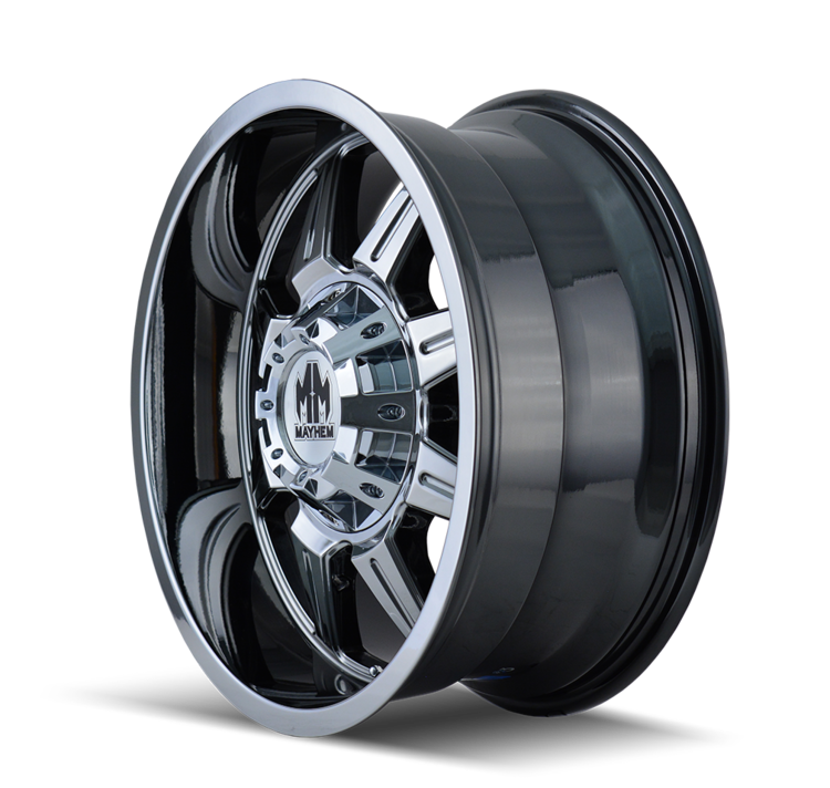 Mayhem 8100 Monstir 22x10 -19 8x165.1(8x6.5)/8x170 Chrome - Tires and Engine Performance