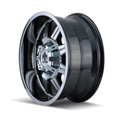 Mayhem 8100 Monstir 22x10 -19 8x165.1(8x6.5)/8x170 Chrome - Tires and Engine Performance