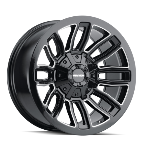 Mayhem 8108 Decoy 20x10 -19 8x165.1(8x6.5)/8x170 Black and Milled - Tires and Engine Performance