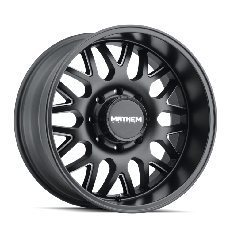 Mayhem 8107 Cogent 20x10 -19 6x135/6x139.7(6x5.5) Black and Milled - Tires and Engine Performance
