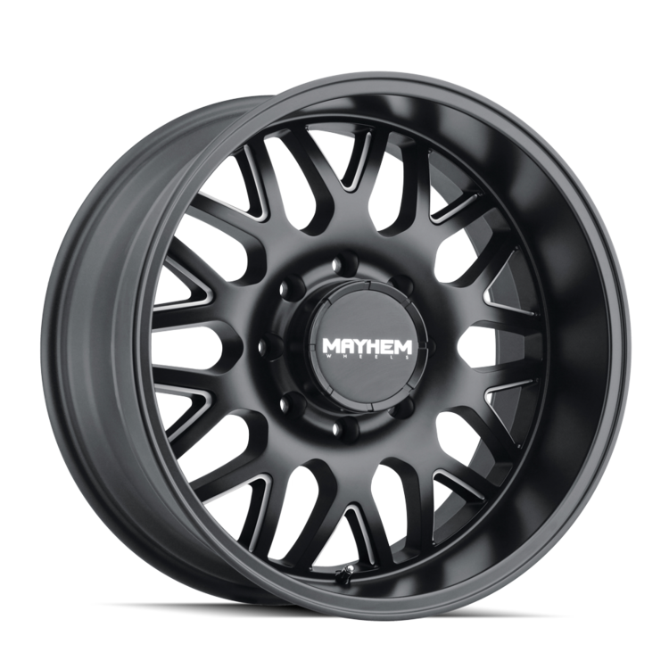 Mayhem 8110 Tripwire 20x9 0 8x165.1 Black and Milled - Tires and Engine Performance