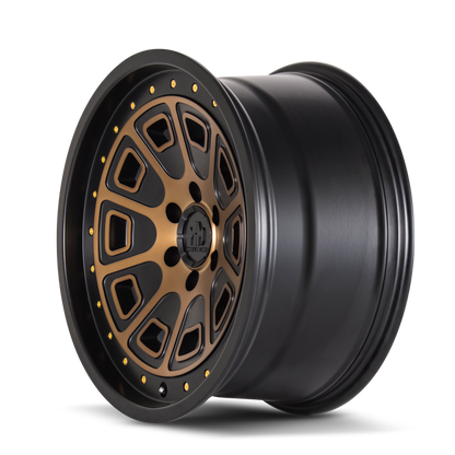 Mayhem 8301 Flat Iron 18x9 0 6x139.7(6x5.5) Black and Brozne - Tires and Engine Performance