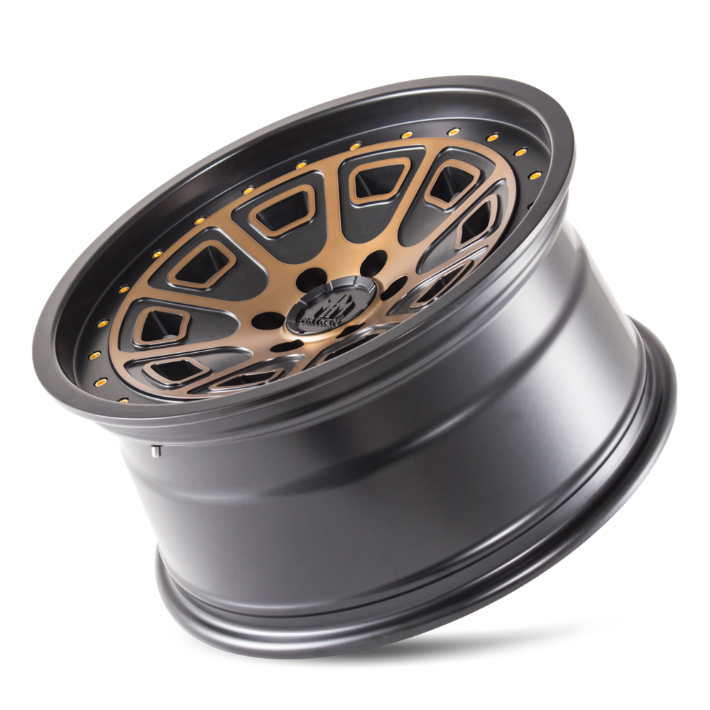 Mayhem 8301 Flat Iron 18x9 0 6x139.7(6x5.5) Black and Brozne - Tires and Engine Performance