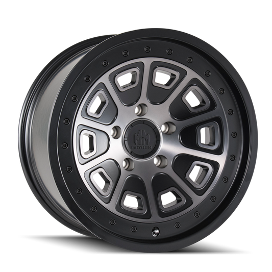 Mayhem 8301 Flat Iron 20x9 0 6x139.7(6x5.5) Black and Dark - Tires and Engine Performance