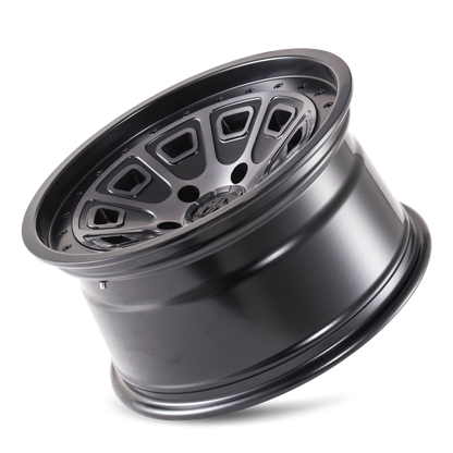 Mayhem 8301 Flat Iron 17x9 -6 6x120 Black and Dark - Tires and Engine Performance