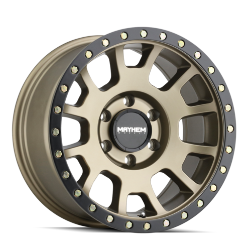 Mayhem 8302 Scout 17x8.5 0 5x127(5x5) Gold and Black - Tires and Engine Performance