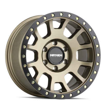 Mayhem 8302 Scout 17x8.5 0 5x127(5x5) Gold and Black - Tires and Engine Performance