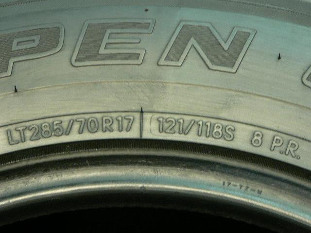 285/70/R17 Used Tires as Low as $45 - Tires and Engine Performance