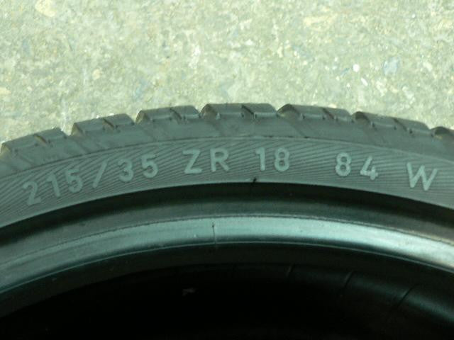 215/35/R18 Used Tires as Low as $50 - Tires and Engine Performance