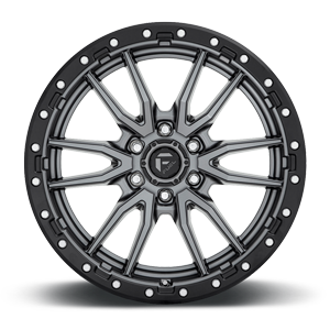 REBEL 22x10 6x139.70 MATTE GUN METAL BLACK BEAD RING (-13 mm) - Tires and Engine Performance