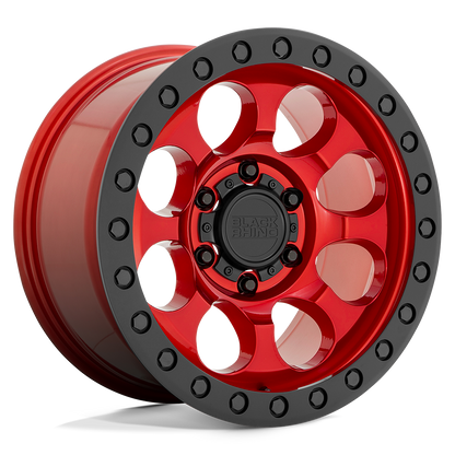 Black Rhino RIOT 17X9 12 6X135/6X135 CANDY RED W/ BLACK RING & BOLTS