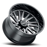 TUFF AT T2A 20x12 -45 8x170 Black and Milled