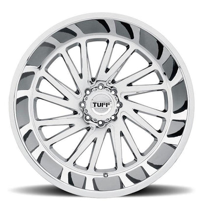 TUFF AT T2A 22x12 -45 6x135 Chrome - Tires and Engine Performance
