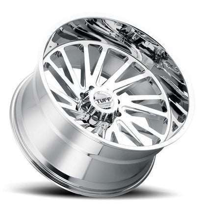 TUFF AT T2A 22x12 -45 6x135 Chrome - Tires and Engine Performance